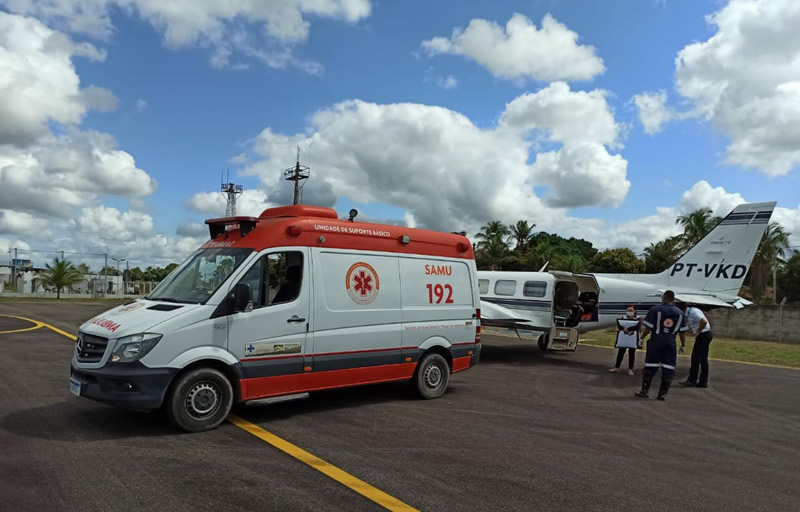 Teixeira de Freitas: Criança que teve queimaduras após explosão de botijão de gás é transferida de avião para Salvador