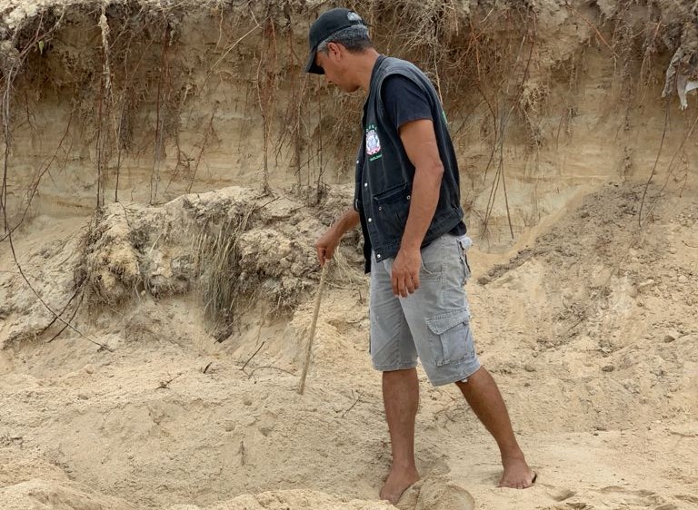 Praias são monitoradas para proteger desova das tartarugas marinhas em Mucuri