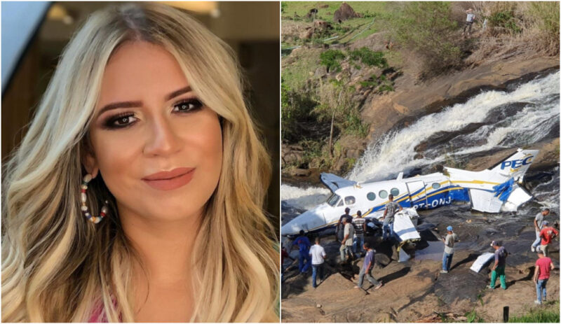 A cantora Marília Mendonça morre aos 26 anos numa queda de avião em Minas Gerais