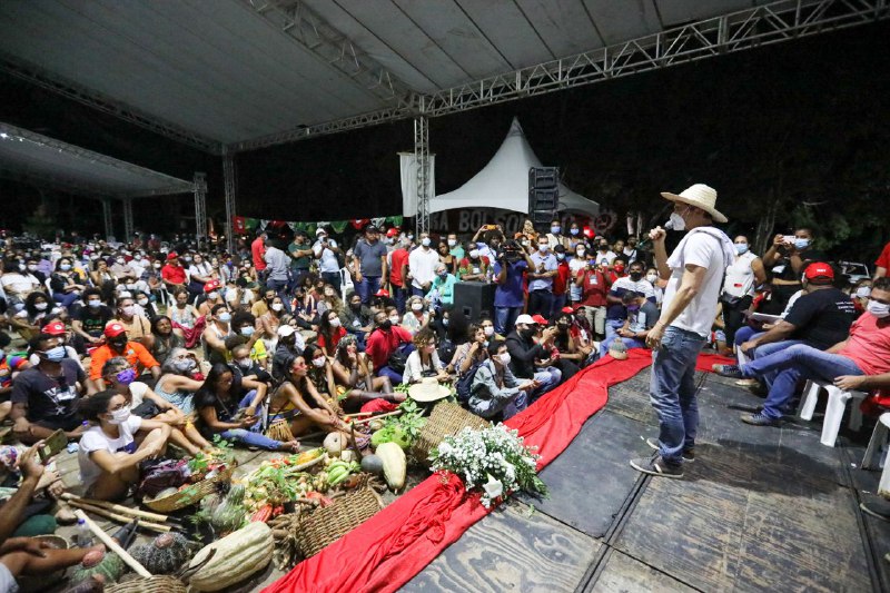 MST recepciona 3 mil pessoas na exibição do filme “Marighella” no assentamento Jaci Rocha em Prado