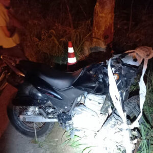 Motociclista morre após acidente com ônibus na BR-418, em Posto da Mata