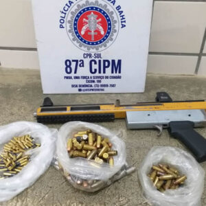 PM fecha fábrica clandestina de armas de fogo em Teixeira de Freitas