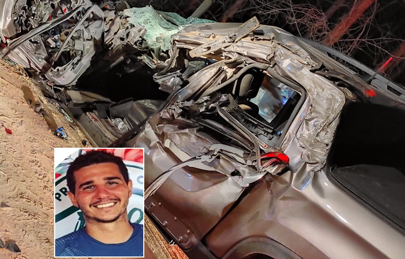 Jovem fazendeiro morre em acidente de trânsito na BA-290, entre Teixeira de Freitas e Medeiros Neto