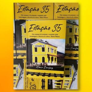 Almir Zarfeg lança seu novo livro e desta vez é o romance “Estação 35”