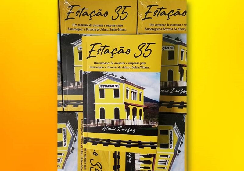 Almir Zarfeg lança seu novo livro e desta vez é o romance “Estação 35”