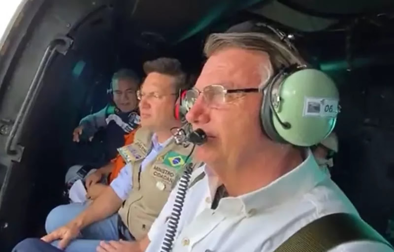 Prefeito de Itamaraju dialoga com presidente Bolsonaro sobre medidas para recuperação do município após a chuva