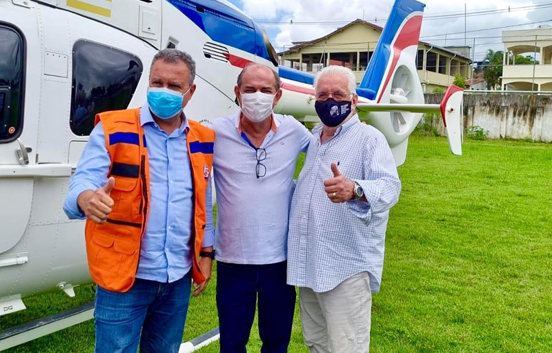 Prefeito de Itamaraju dialoga com presidente Bolsonaro sobre medidas para recuperação do município após a chuva