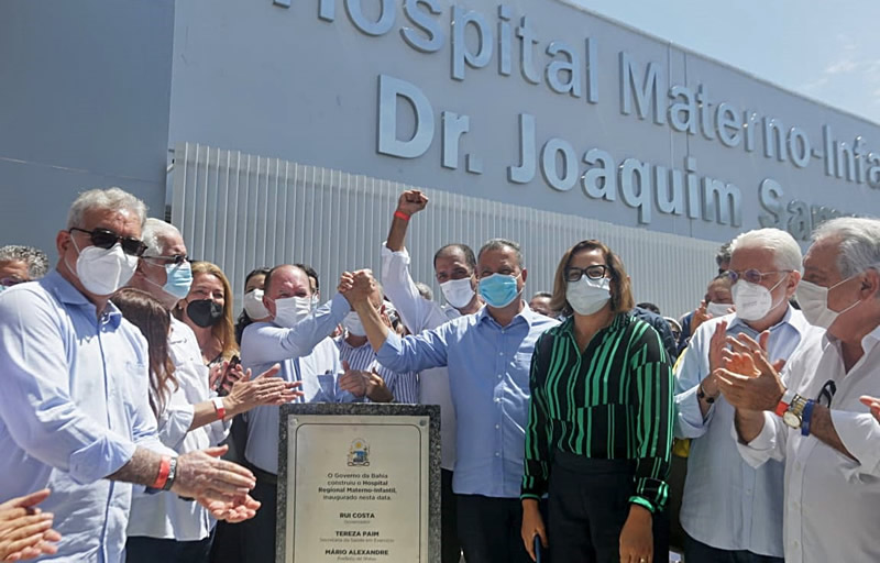 Rui inaugura hospital materno-infantil e autoriza início da obra de ligação entre Ilhéus e Itabuna