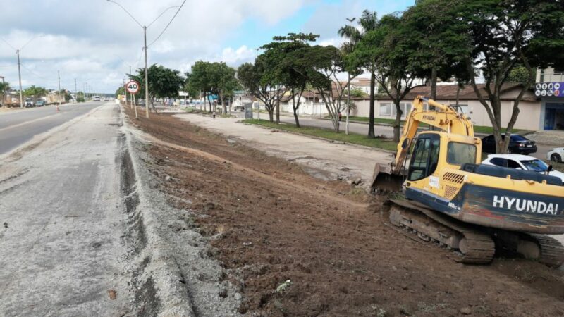 Obras de requalificação urbana avançam no entorno da BR-101 em Itabatã