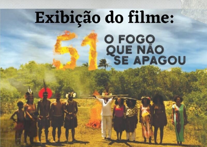Novo filme de Itamar dos Anjos “51: O fogo que não se apagou” será exibido na UNEB dia 19 de abril em Teixeira de Freitas