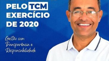 Marcelo Angênica tem contas públicas aprovadas pelo TCM relativas ao exercício de 2020 em Itamaraju