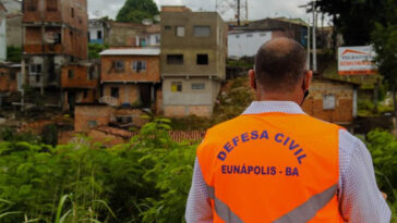 Defesa Civil emite alerta de fortes chuvas para os próximos dias em Eunápolis