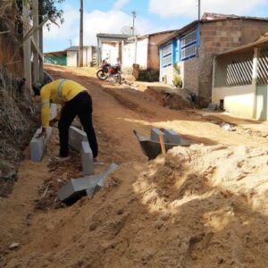 Iniciadas novas obras de pavimentação de ruas no bairro Novo Prado em Itamaraju