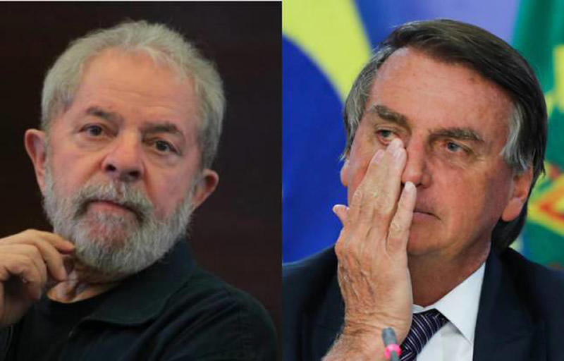 Datafolha: Lula tem 48% das intenções de voto; Bolsonaro, 27% e Ciro, 7%