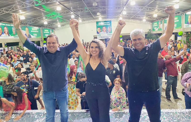 Cordélia Torres oficializa apoio a Elmar Nascimento e Robinho em Eunápolis