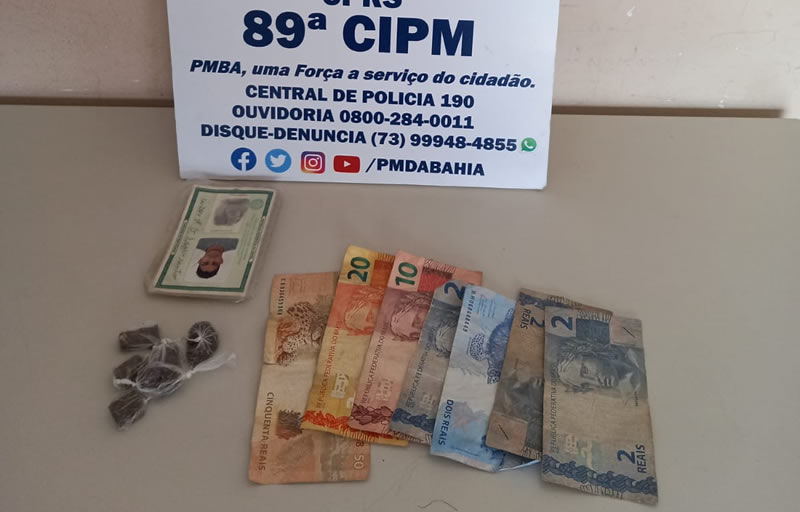 Acusado de tráfico de drogas é preso em Posto da Mata e polícia descobre mandado de prisão em seu desfavor