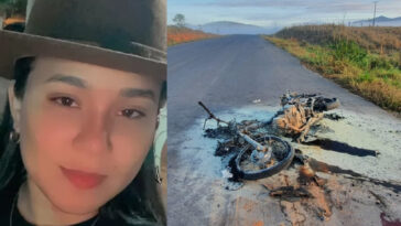 Acidente: Moto que jovem de itanhém pilotava foi arrastada e pegou fogo