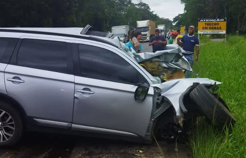 Motorista morre após batida na BR-415, entre Itabuna e Ilhéus