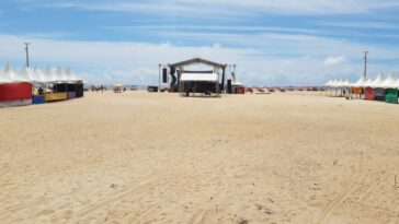 Será dada a largada para o Festival da Virada na Arena Praia da Barra em Mucuri