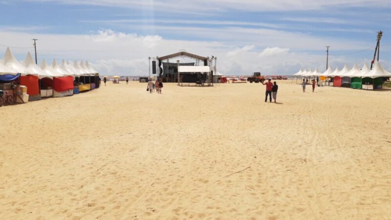 Será dada a largada para o Festival da Virada na Arena Praia da Barra em Mucuri