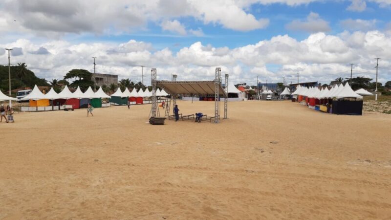 Será dada a largada para o Festival da Virada na Arena Praia da Barra em Mucuri