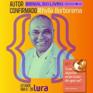 LURA confirma lançamento do novo livro de Athylla Borborema na 21ª Bienal do Rio de Janeiro