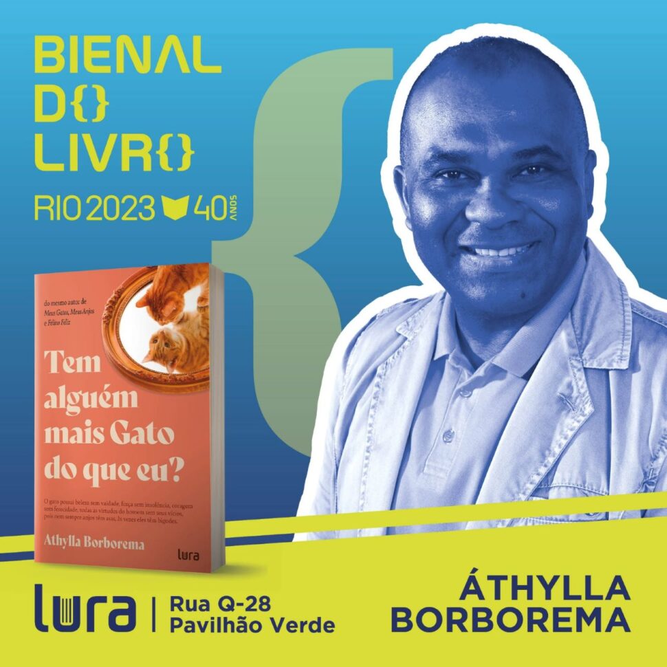 COMEÇOU: Bienal do Rio traz livro de Athylla Borborema nos destaques do maior festival literário do Brasil