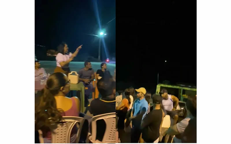 Prefeita é surpreendida por objeto no céu no momento de discurso em cidade baiana