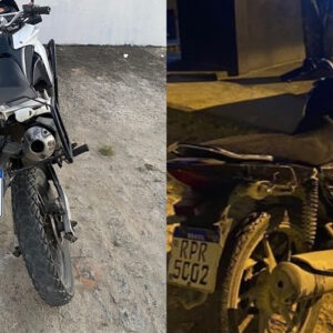 Polícia Militar apreende motos roubadas em Vitória da Conquista e Teixeira de Freitas