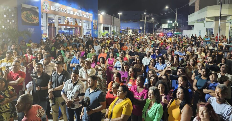 Prefeito Robertinho contempla população e feirantes inaugurando um moderno Mercado Municipal em Itabatã