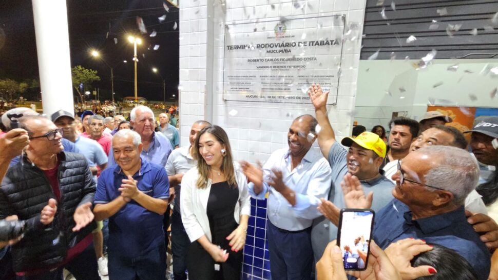 Mucuri: Prefeito Robertinho entrega à população um moderno Terminal Rodoviário no distrito de Itabatã
