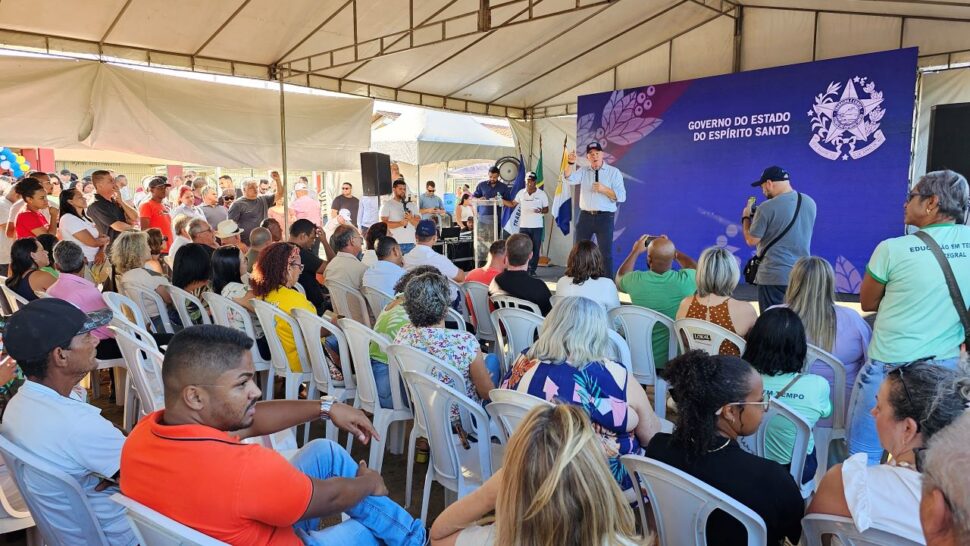 Casagrande inaugura com o prefeito Matheusinho uma moderna Escola em Tempo Integral no município de Conceição da Barra