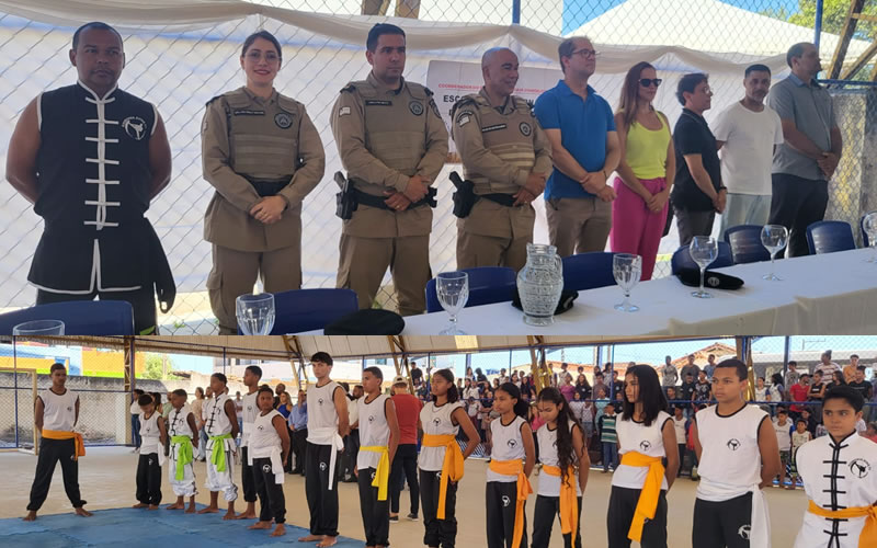 CPR-ES dá início ao Projeto Kung Fu na Escola em distrito de Teixeira de Freitas