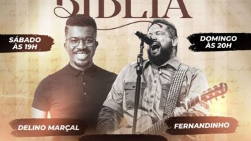 Delino Marçal e Fernandinho são as grandes atrações da música gospel na programação da Semana da Bíblia em Itamaraju