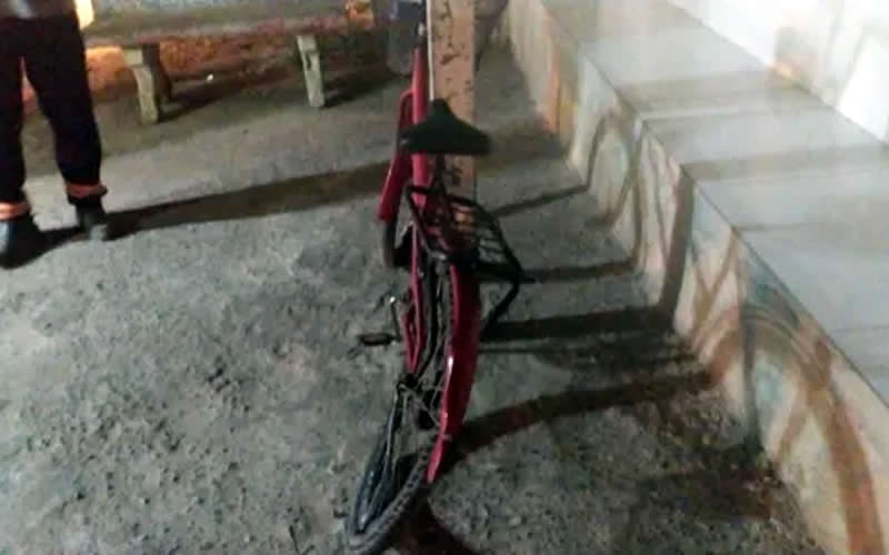 Ciclista é atropelada por carreta de madeira no perímetro urbano de Teixeira de Freitas