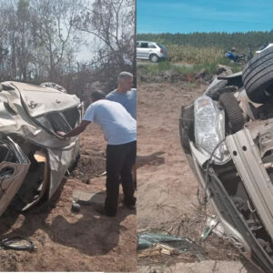 Cinco ficam feridos após acidente de carro na BA-290, em território de Alcobaça