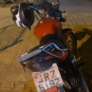 Polícia recupera motocicleta roubada de entregador de lanches em Teixeira de Freitas