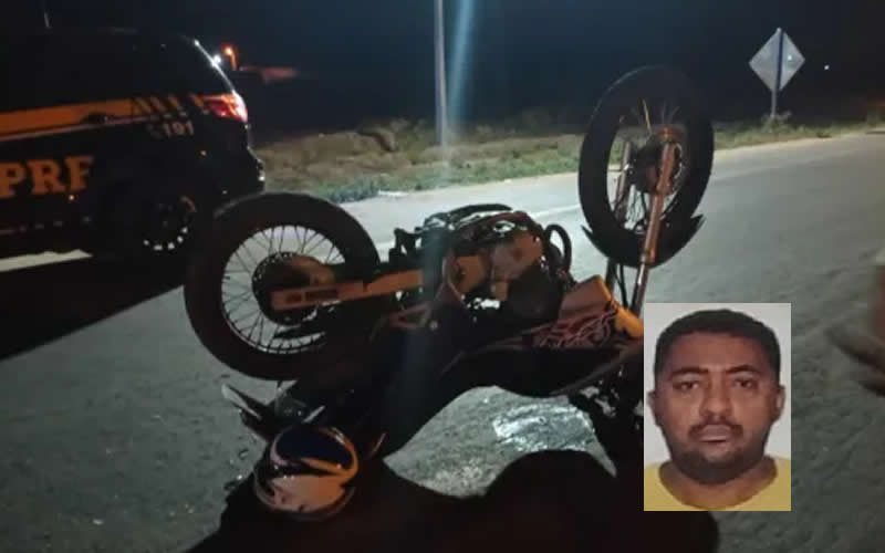 Motociclista morre ao colidir com veículo de passeios na BR-418, em Posto da Mata