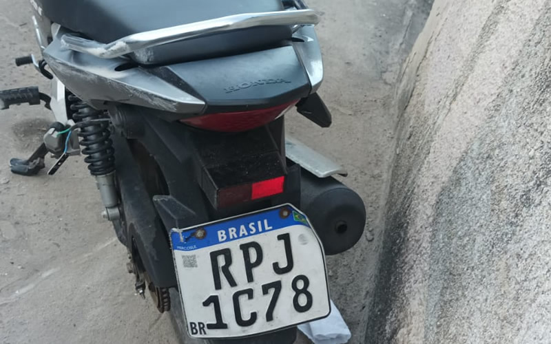 Suspeito é preso em Teixeira de Freitas por receptação de moto furtado em Itamaraju