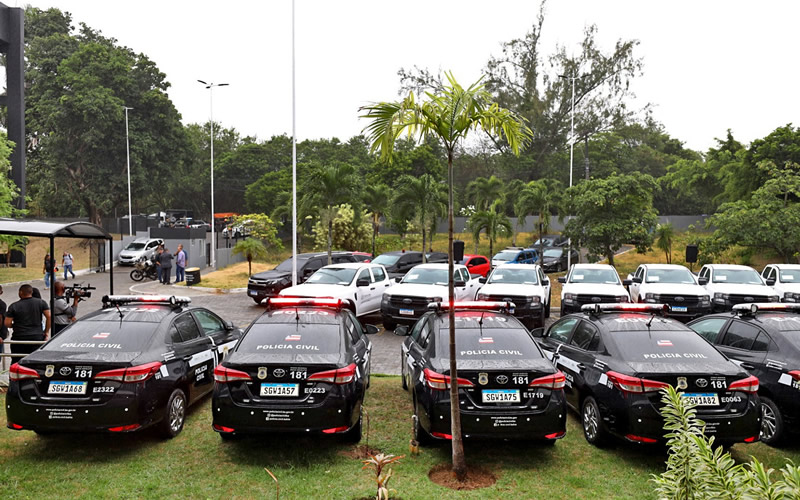 Estado entrega novas viaturas e equipamentos balísticos à Polícia Civil