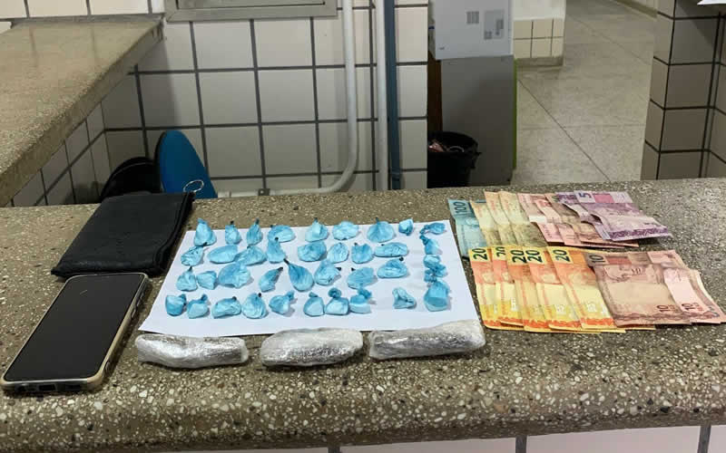 Polícia Militar realiza duas apreensões de drogas em Teixeira de Freitas