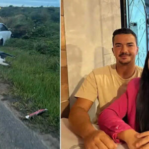 Casal morre atropelado após parar em acostamento para trocar pneu de carro no ES