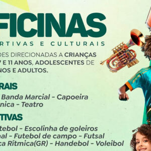 Prefeitura de Eunápolis abre inscrições para oficinas esportivas e culturais dia 29 de janeiro