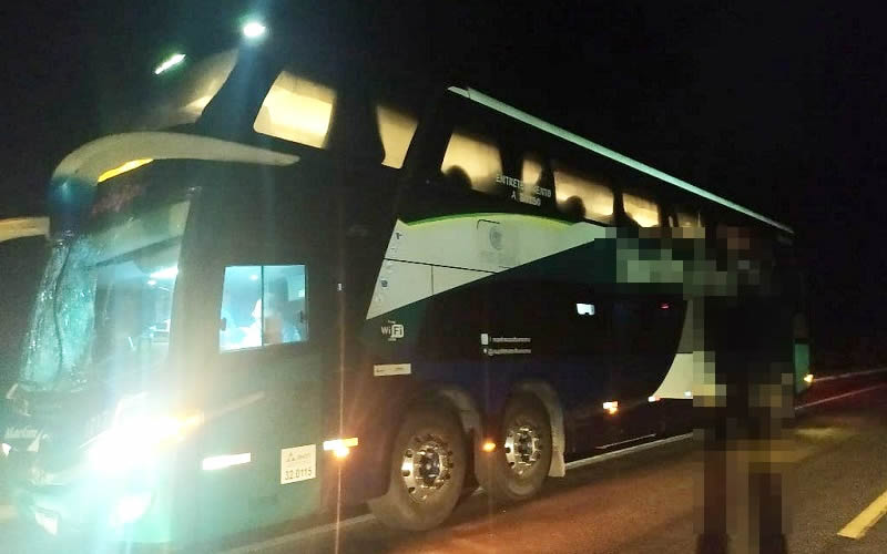 Homem morre atropelado por ônibus de turismo entre Teixeira de Freitas e Itamaraju