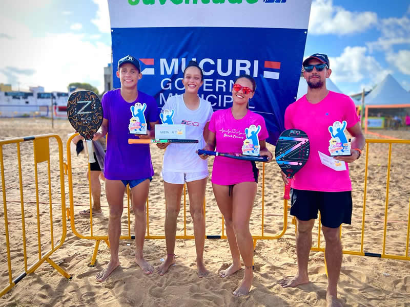 Verão Esportivo 2024 reúne atletas profissionais e promessas do Beach Tennis em Mucuri