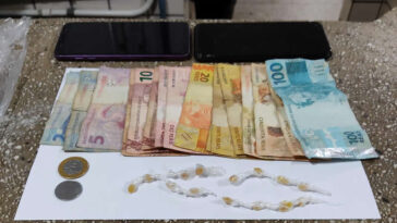 Mais um suspeito é preso em posse de droga e dinheiro em bairro de Teixeira de Freitas
