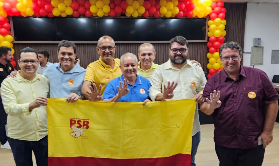 Prestigiada solenidade política marca posse da nova diretoria municipal do PSB em Teixeira de Freitas