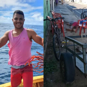 Pescador é morto a tiros em frente a um bar em Barra de Caravelas; comerciante também é atingido por bala perdida