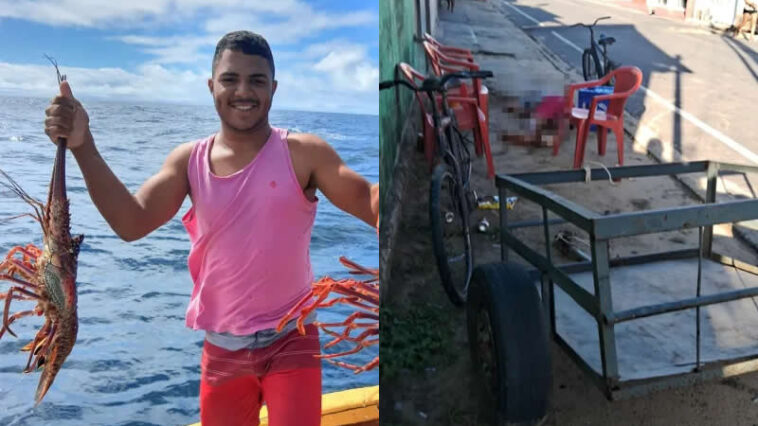 Pescador é morto a tiros em frente a um bar em Barra de Caravelas; comerciante também é atingido por bala perdida