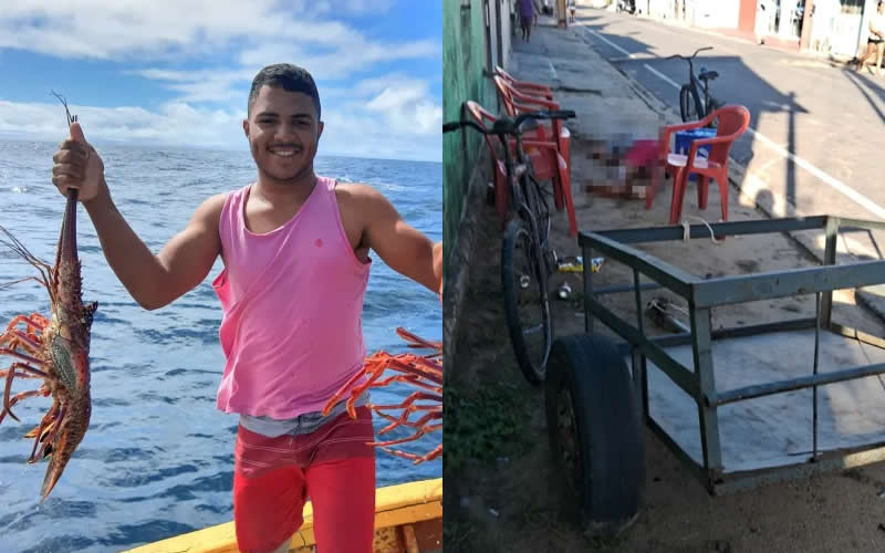 Pescador é morto a tiros em frente a um bar em Barra de Caravelas; comerciante também é atingido por bala perdida